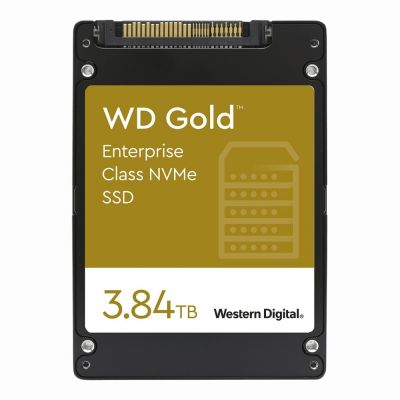WDS384T1D0D Western Digital Gold Enterprise Class 3.84TB PCI Express NVMe 3.1 x4 U.2 Solid State Drive