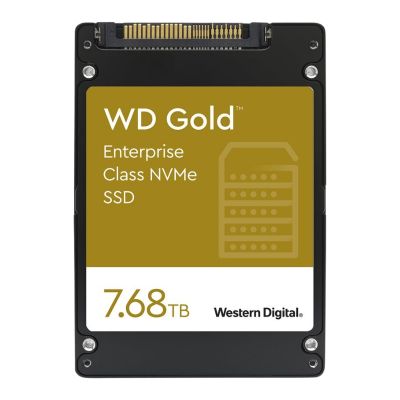 WDS768T1D0D Western Digital Gold 7.68TB PCIe 3.1 x4 NVMe U.2 7mm Enterprise Solid State Drive