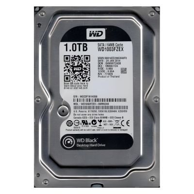 WD1003FZEX-00MK2A0 Western Digital Black 1TB 7200RPM SATA 6GB/s 64MB Cache 3.5-inch Hard Drive