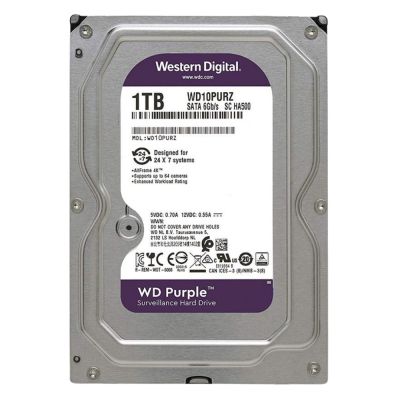 WD10PURZ Western Digital Surveillance Purple 1TB 5400RPM SATA 6Gb/s 64MB Cache 3.5-inch Hard Drive
