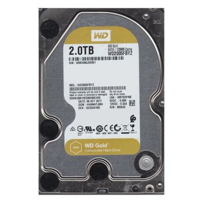 WD2005FBYZ-01YCBB2 Western Digital 2TB 7200RPM SATA 6Gb/s 3.5-inch Hard Drive