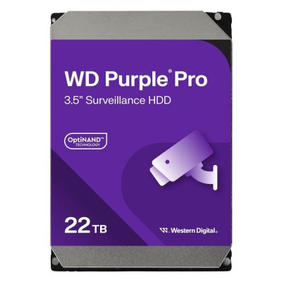 WD221PURP Western Digital Purple Pro 22TB SATA 6Gb/s 3.5-Inch Surveillance Hard Drive
