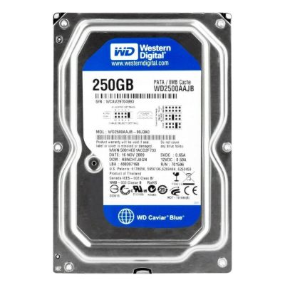 WD2500AAJB Western Digital Caviar Se 250GB 7200RPM EIDE 8MB Cache Dma/ata100 (ultra) 40-Pin 3.5-inch Low Profile (1.0 inch) Hard Drive