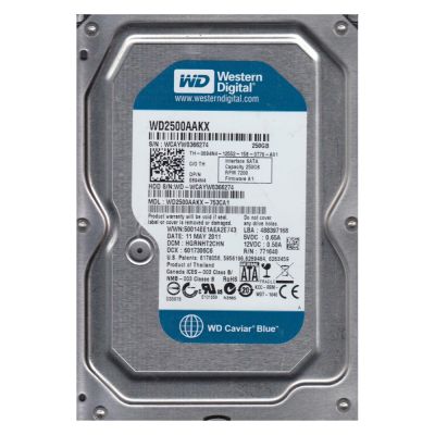 WD2500AAKX-753CA1 Western Digital Caviar Blue 250GB 7200RPM SATA 6GB/s 16MB Cache 3.5-inch Hard Drive