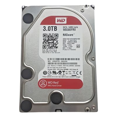 WD30EFRX-68AX9N0 Western Digital Red 3TB 5400RPM SATA 6GB/s 64MB Cache 3.5-inch Hard Drive