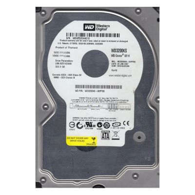 WD3200KS Western Digital 320GB 7200RPM SATA 3GB/s 16MB Cache 3.5-inch HDD