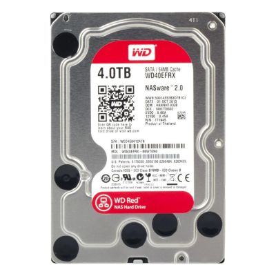 WD40EFRX-68WT0N0 Western Digital Red 4TB 5400RPM SATA 6GB/s 64MB Cache 3.5-inch Hard Drive
