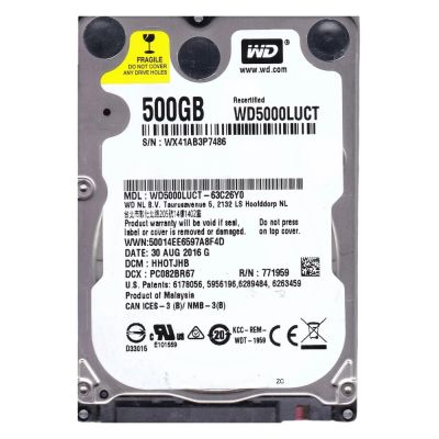 WD5000LUCT-63C26Y0