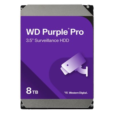 WD8002PURP Western Digital Purple Pro 8TB 7.2K RPM SATA 6Gb/s 256MB Cache 3.5-Inch Surveillance Hard Drive