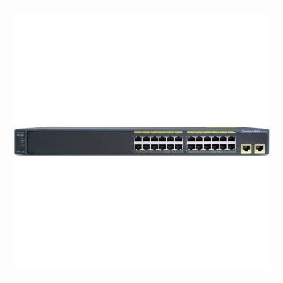 WS-C2960-24LT-L Cisco Catalyst 2960 Series C2960-24L 16 x RJ-45 Ports 10/100Base-TX + 8 x FE RJ-45 PoE+ Ports + 2 x GE RJ-45 Ports Layer 2 Managed Rak-mountable Fast Ethernet Network Switch
