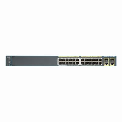 Cisco Catalyst 2960 Series C2960-24PC 24-Port PoE 10/100Base-TX RJ-45 + 2x Dual-Purpose SFP Uplink Layer 2 Managed Rack-Mountable Fast Ethernet Network Switch