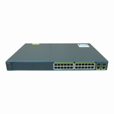 WS-C2960-24PC-S Cisco Catalyst 2960 Series C2960-24PC 24 x RJ-45 Ports PoE 10/100Base-TX + 2 x Dual-Personality SFP Uplinks Ports Layer 2 Managed Rack-Mountable Fast Ethernet Network Switch