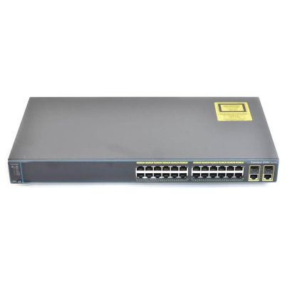 WS-C2960-24TC-L Cisco Catalyst 2960 Series C2960-24T 24 x RJ-45 Ports 10/100Base-TX + 2 x dual-purpose uplinks Ports Layer 2 Managed 1U Rack-Mountable Fast Ethernet Network Switch