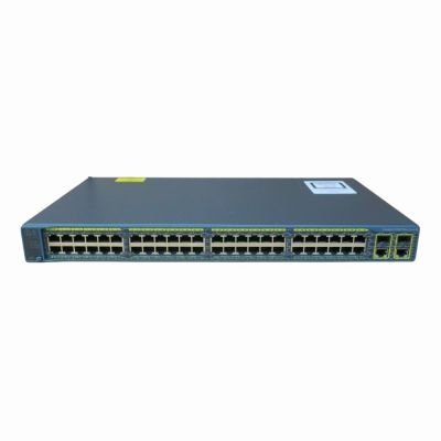 WS-C2960-48TC-S Cisco Catalyst 2960 Series C2960-48TT 48 x RJ-45 Ports 10/100Base-TX + 2 x Combo SFP Ports Layer 3 Managed 1U Rack-mountable Fast Ethernet Network Switch