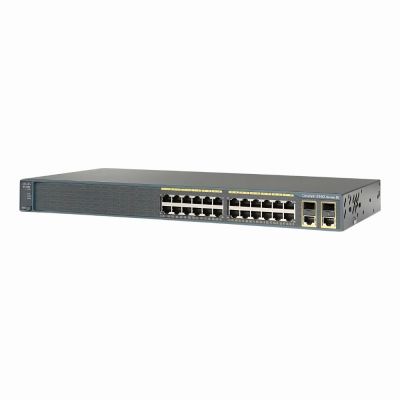 WS-C2960+24LC-S Cisco Catalyst 2960 Series 2960+24L 24 x RJ-45 Ports 10/100/1000Base-T + 2 x SFP Ports Layer 2 Managed 1U Rack-mountable Gigabit Ethernet Network Switch