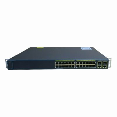 WS-C2960+24PC-L Cisco Catalyst 2960-Plus Series C2960+24T 24 x Ports 10/100Base-TX + 2 x Combo SFP Ports Layer 2 Managed 1U Rack-Mountable Gigabit Ethernet Network Switch