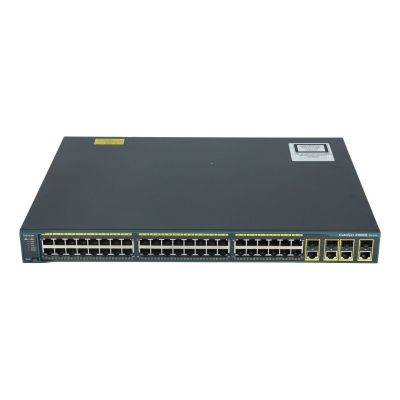 Cisco WS-C2960G-48TC-L CAT2960G 44-10/100/1000 4-SFP LAN Base