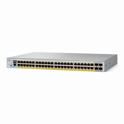 WS-C2960L-48PS-LL Cisco Catalyst 2960-L Series 48 x Ports PoE+ 10/100/1000Base-T + 4 x SFP Ports Layer 2 Managed 1U Rack-Mountable Gigabit Ethernet Network Switch