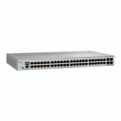WS-C2960L-48TQ-LL Cisco Catalyst 2960-L Series 2960L-48T 48 x RJ-45 Ports 10/100/1000Base-T + 4 x SFP Ports Layer 2 Managed 1U Rack-Mountable Gigabit Ethernet Network Switch