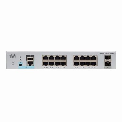 WS-C2960L-SM-16TS Cisco Catalyst 2960-L Series 16 x Ports 10/100/1000Base-T + 2 x SFP Ports Layer 2 Managed 1U Rack-Mountable Gigabit Ethernet Network Switch