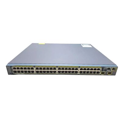 WS-C2960S-48FPD-L Cisco Catalyst 2960-S Series C2960S-48FPD 48 x RJ-45 Ports PoE+ 10/100/1000Base-T + 2 x SFP+ Ports Layer 2 Managed Rack-mountable Gigabit Ethernet Network Switch