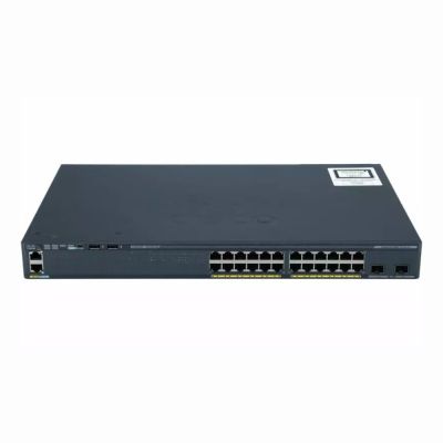 WS-C2960X-24TD-L Cisco Catalyst 2960-X Series 2960X-24TD-L 24 x Ports 10/100/1000Base-T + 2 x SFP+ Ports Layer 3 Managed 1U Rack-mountable Gigabit Ethernet Network Switch