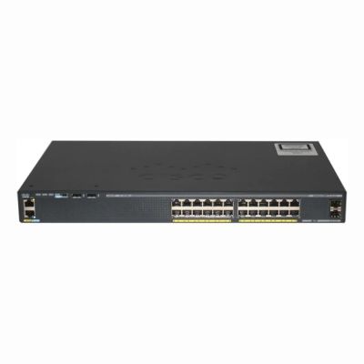 WS-C2960X-24TS-LL Cisco Catalyst 2960-X Series 2960X-24TS-LL 24 x Ports 10/100/1000Base-T + 2 x SFP Ports Layer 3 Managed 1U Rack-mountable Gigabit Ethernet Network Switch