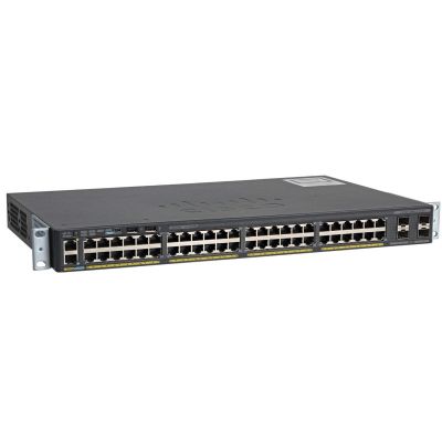 WS-C2960X-48TD-L Cisco Catalyst 2960-X Series C2960X-48TD 48 x RJ-45 Ports 10/100/1000Base-T + 2 x SFP+ Ports Layer 3 Managed 1U Rack-mountable Gigabit Ethernet Network Switch