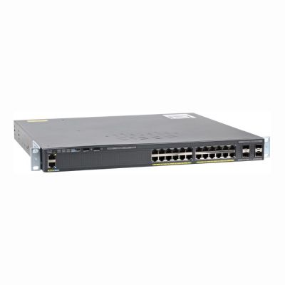 WS-C2960XR-24PD-I Cisco Catalyst 2960-XR Series 2960XR-24PD 24 x PoE+ Ports 10/100/1000Base-T + 2 x SFP+ Uplink Ports Layer 3 Managed 1U Rack-mountable Gigabit Ethernet Network Switch