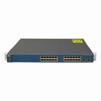 WS-C3560-24PS-S-V11 Cisco Catalyst 3560 Series C3560-24PS 24 x RJ-45 Ports PoE 10/100Base-TX + 2 x SFP Ports Layer 3 Managed 1U Rack-mountable Gigabit Ethernet Network Switch