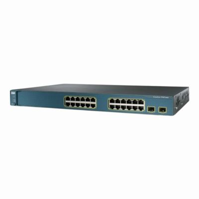 WS-C3560-24TS-E Cisco Catalyst 3560 Series C3560-24TS 24 x RJ-45 Ports 10/100Base-TX + 2 x SFP Ports Layer 3 Managed 1U Rack-mountable Fast Ethernet Network Switch