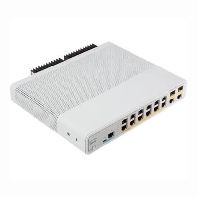 WS-C3560C-12PC-S Cisco Catalyst 3560-C Series 3560C-12PC 12 x Ports PoE+ 10/100Base-TX + 2 x RJ-45/SFP Ports Layer 2 Managed 1U Rack-mountable Gigabit Ethernet Network Switch