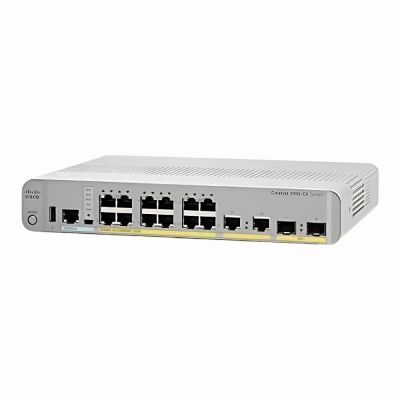 WS-C3560CX-8PT-S Cisco Catalyst 3560-CX Series 3560CX-8PT-S 8 x Ports PoE+ 10/100/1000Base-T + 2 x GE RJ-45 Ports Layer 3 Managed 1U Rack-mountable Gigabit Ethernet Network Switch