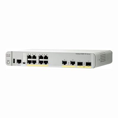 WS-C3560CX-8TC-S Cisco Catalyst 3560-CX Series C3560CX-8T 8 x Ports 10/100/1000Base-T + 2 x GE RJ-45 Ports + 2 x SFP Ports Layer 3 Managed 1U Rack-mountable Gigabit Ethernet Network Switch