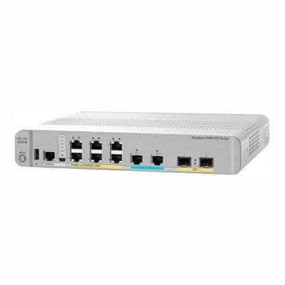 WS-C3560CX-8XPD-S Cisco Catalyst 3560-CX Series 3560CX-8XPD 6 x 1000Base-T PoE+ + 2 x Multi-GE PoE+ Ports + 2 x SFP+ Uplinks Ports Layer 3 Managed 1U Rack-mountable Gigabit Ethernet Network Switch