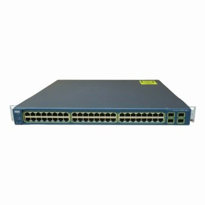 WS-C3560G-48TS-S Cisco Catalyst 3560G-48TS 48-Port Gigabit Ethernet Switch with 4 SFP Uplinks