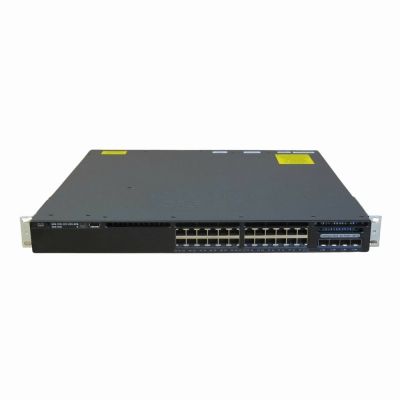 WS-C3650-24PS-S Cisco Catalyst 3650 Series C3650-24PS 24 x RJ-45 Ports PoE+ 10/100/1000Base-T + 4 x SFP Ports Layer 3 Managed Rack-mountable Gigabit Ethernet Network Switch