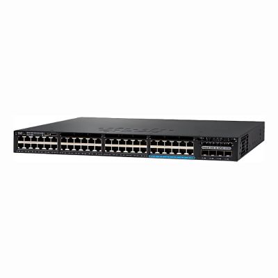 WS-C3650-48FD-S Cisco Catalyst 3650 Series C3650-48FD 48 x RJ-45 Ports PoE+ 10/100/1000Base-T + 2 x SFP+ Ports Layer 3 Managed Rack-mountable Gigabit Ethernet Network Switch