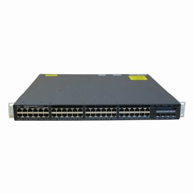 WS-C3650-48PS-S Cisco Catalyst 3650 Series C3650-48PS 48 x RJ-45 Ports PoE+ 10/100/1000Base-T + 4 x SFP Uplink Ports Layer 3 Managed 1U Rack-mountable Gigabit Ethernet Network Switch