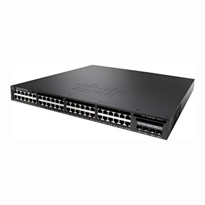 WS-C3650-48TS-S Cisco Catalyst 3650 Series C3650-48TS 48 x RJ-45 Ports 10/100/1000Base-T + 4 x SFP Uplinks Ports Layer 3 Managed Rack-mountable Gigabit Ethernet Network Switch