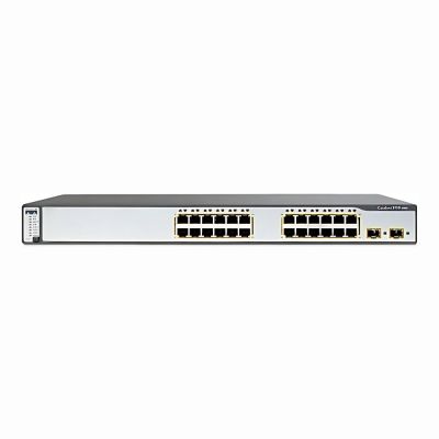 WS-C3750-24TS-S Cisco Catalyst 3750 Series C3750-24TS 24 x RJ-45 Ports 10/100Base-TX + 2 x SFP Ports Layer 3 Managed Rack-mountable Fast Ethernet Network Switch