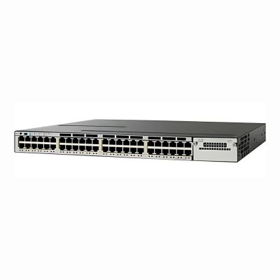 WS-C3750X-24U-E Cisco Catalyst 3750-X Series X3750X-24U 24 x RJ-45 Ports UPoE 10/100/1000Base-T Layer 3 Managed Rack-mountable Gigabit Ethernet Network Switch