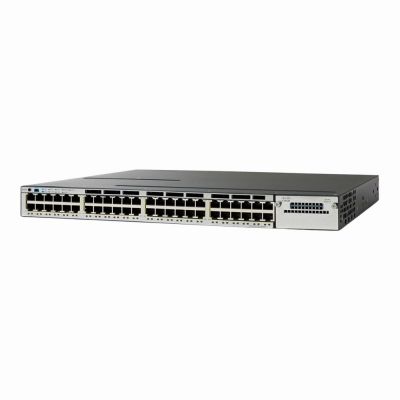 WS-C3750X-48PF-E Cisco Catalyst 3750-X Series C3750X-48PF 48 x RJ-45 Ports PoE+ 10/100/1000Base-T Layer 2 Managed Rack-mountable Stackable Gigabit Ethernet Network Switch