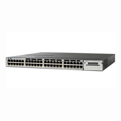 WS-C3750X-48U-E Cisco Catalyst 3750-X Series C3750X-48U 48 x RJ-45 Ports UPoE 10/100/1000Base-T Layer 2 Managed Rack-mountable Stackable Gigabit Ethernet Network Switch