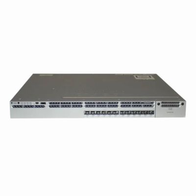 WS-C3850-12S-S Cisco Catalyst 3850 Series C3850-12S 12 x SFP Ports 1000Base-X Layer 3 Managed 1U Rack-mountable Stackable Gigabit Ethernet Network Switch