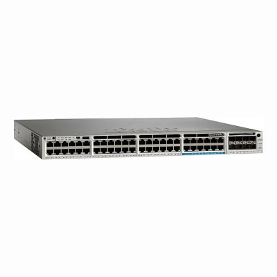 WS-C3850-12X48UW-S Cisco Catalyst 3850 Series Layer 3 Managed 48-Port UPoE + 12-Port 10GbE RJ-45 Stackable Switch
