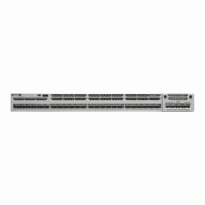 WS-C3850-24S-E Cisco Catalyst 3850 Series C3850-24S 24 x SFP Ports 1000Base-X Layer 3 Managed 1U Rack-mountable Gigabit Ethernet Stackable Network Switch