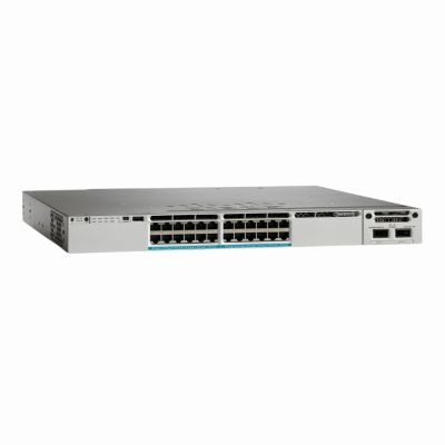 WS-C3850-24U-E Cisco Catalyst 3850 Series 3850-24U 24 x Ports UPoE 10/100/1000Base-T Layer 3 Managed 1U Rack-mountable Gigabit Ethernet Network Switch
