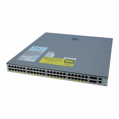 WS-C4948E-F-E Cisco Catalyst 4900 Series 4948E 48 x RJ-45 Ports 10/100/1000Base-T + 4 x SFP+ Ports Layer 3 Managed Rack-mountable Gigabit Ethernet Network Switch