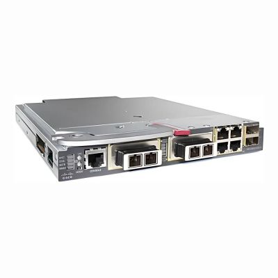 WS-CBS3125X-S Cisco Catalyst 3120X 4 x Ports 1000Base-T + 2 x Expansion Slots Layer 3 Managed Rack-mountable Stackable C-Class Blade System Gigabit Ethernet Network Switch